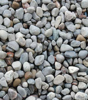 Construction gravel and heavy aggregate