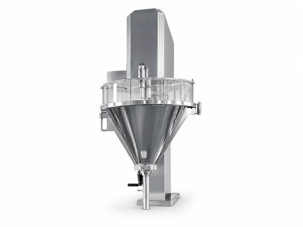 Auger filler for powder dosing on packaging machine