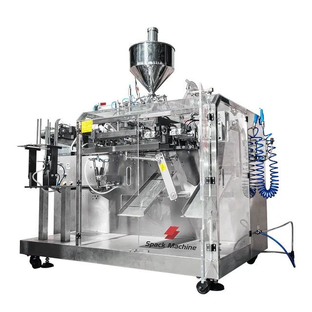 Rotary premade bag packing machine